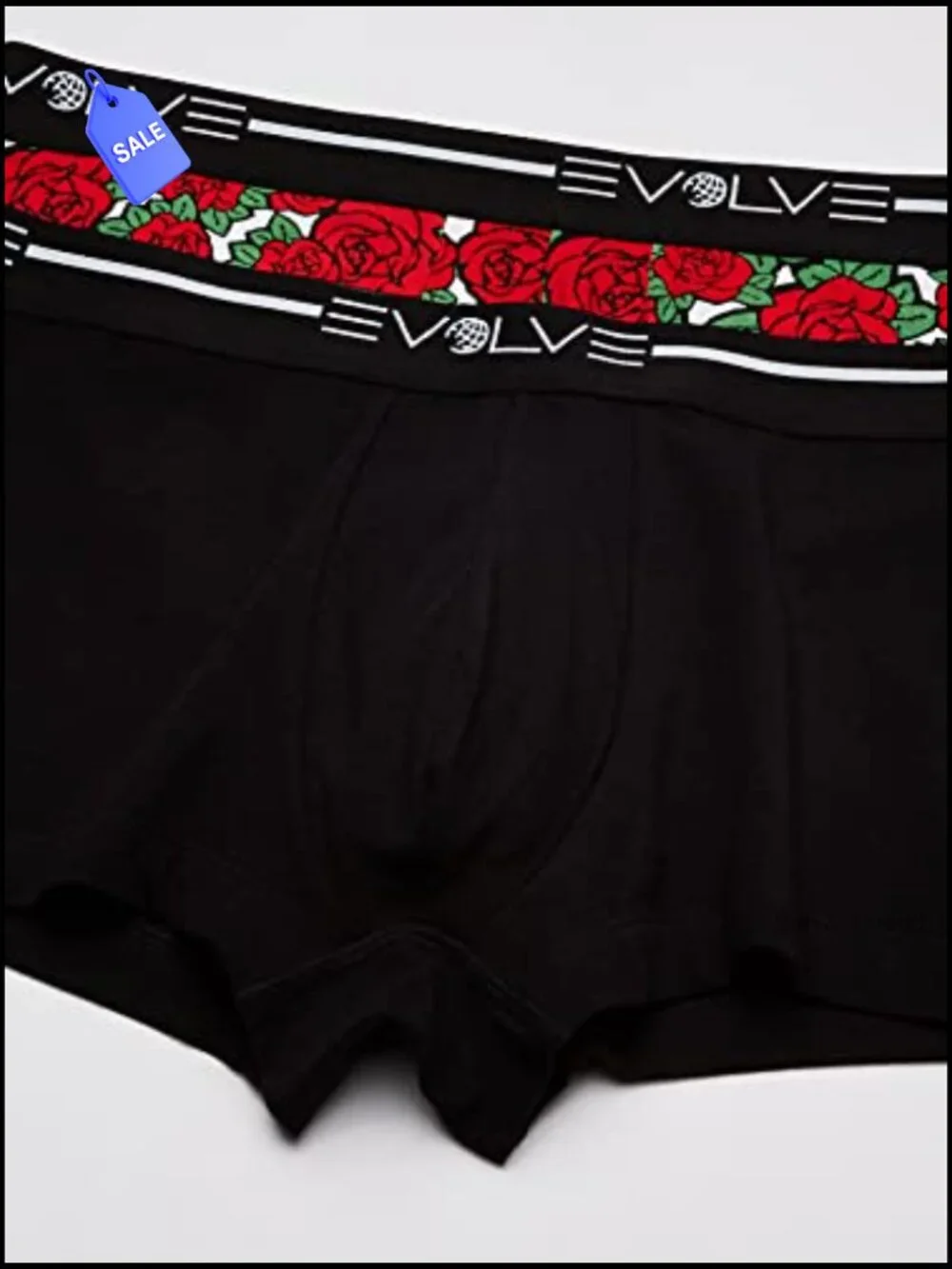 Men's Cotton Stretch No Show Trunk Underwear 2-Pack Low Rise Seamless